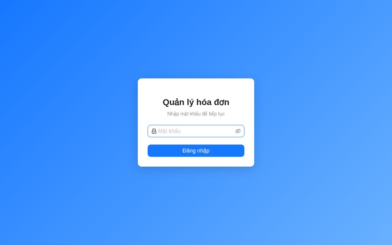 Preview of QuanLyHoaDon