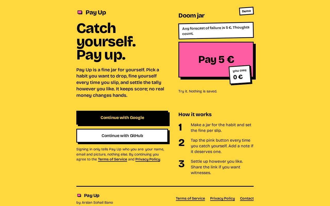 Preview of Pay Up