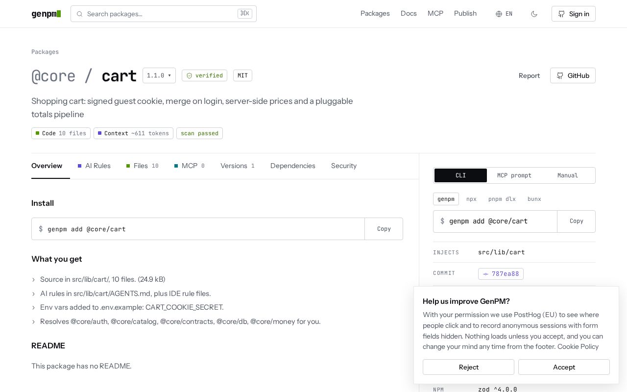 Preview of Cart