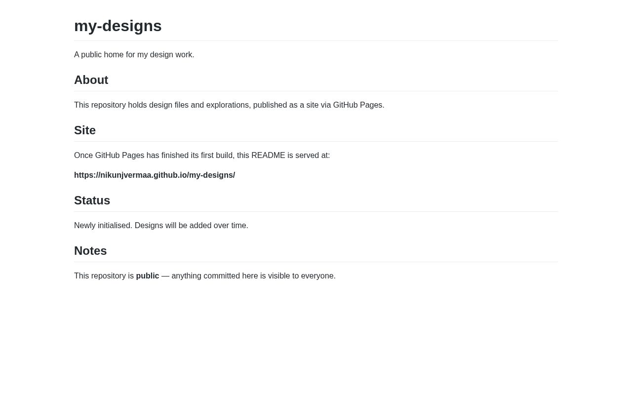 Preview of My Designs