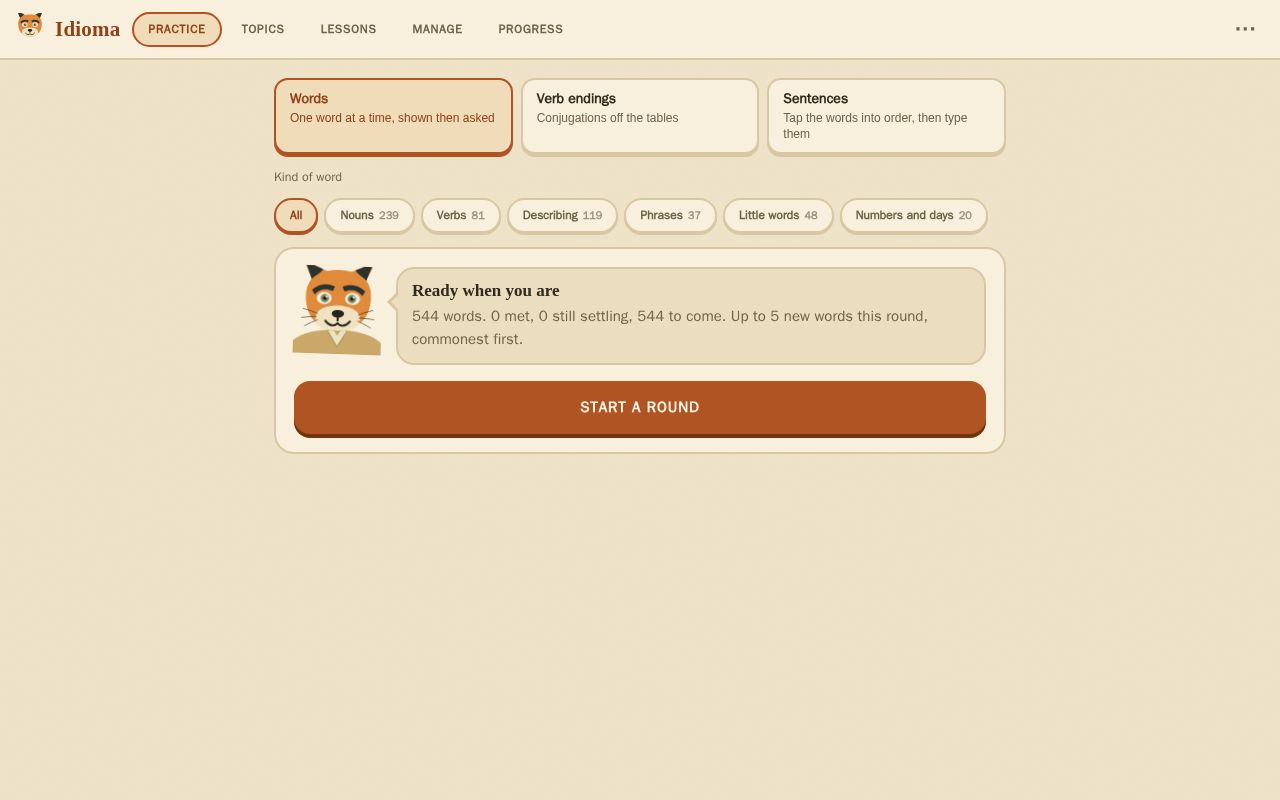 Preview of Idioma