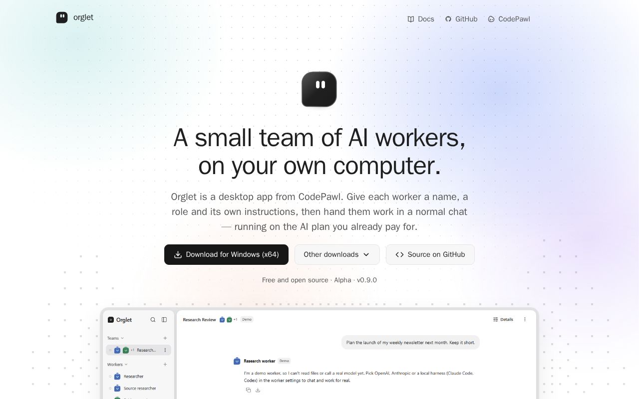 Preview of Orglet