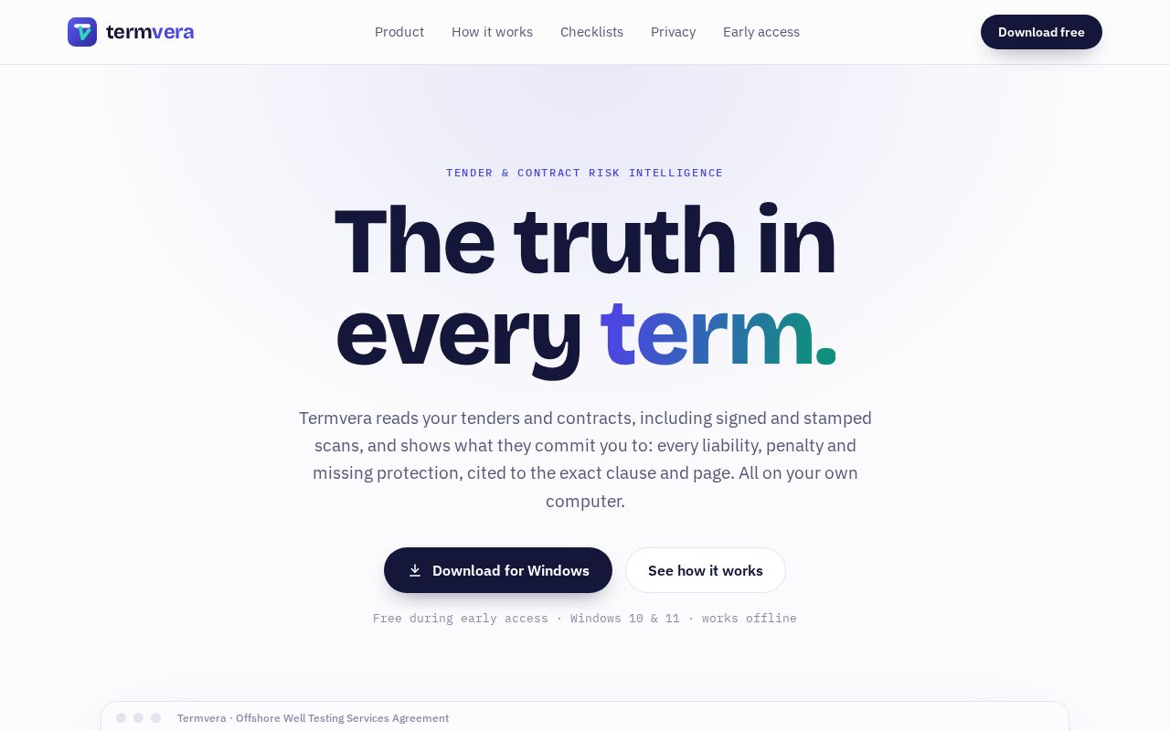 Preview of Termvera App