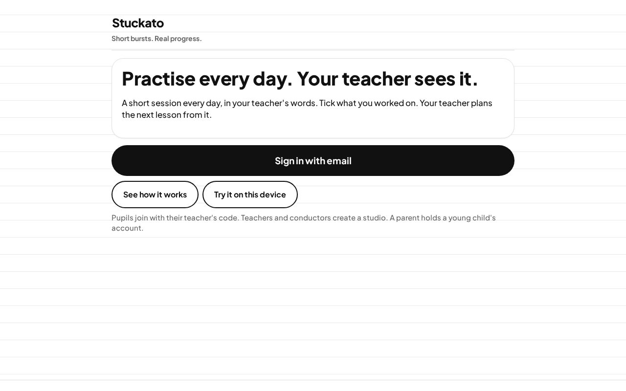 Preview of Stuckato