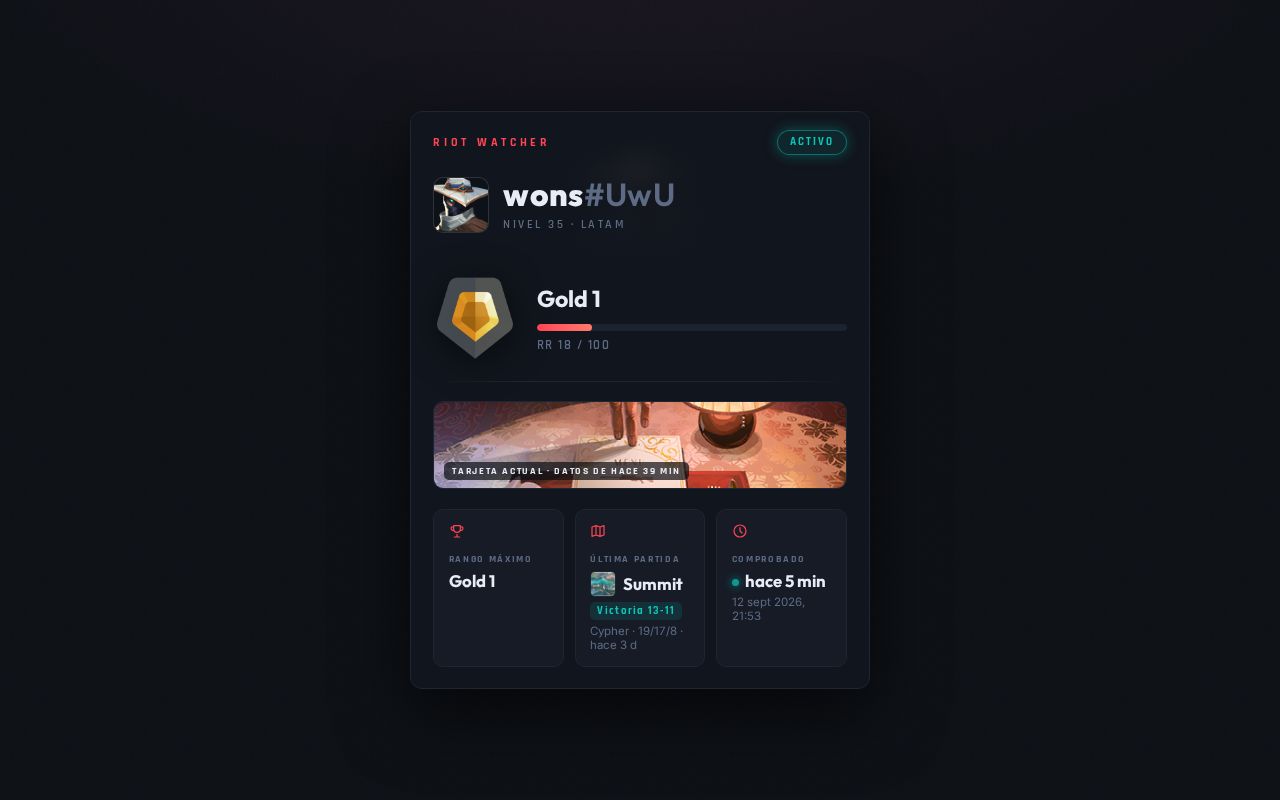 Preview of Api Riot