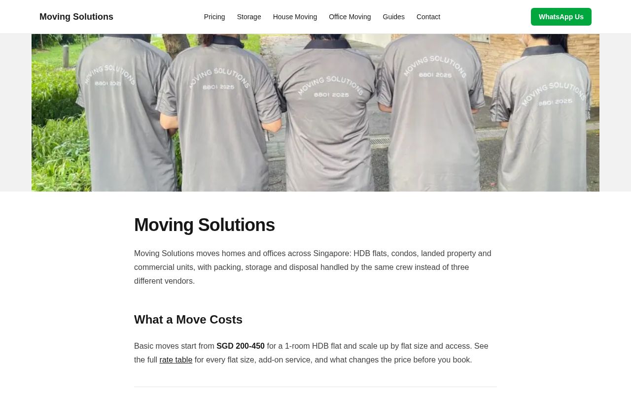 Preview of moving solutions