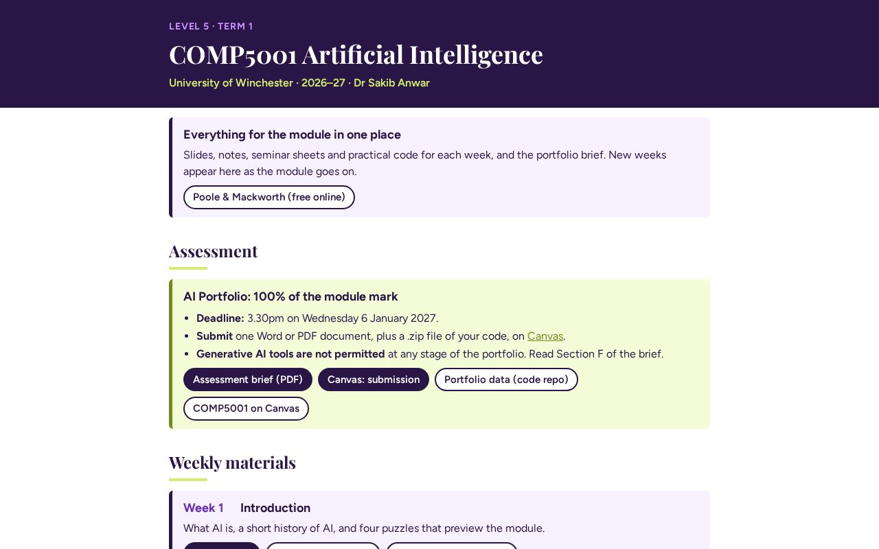 Preview of Comp5001 Ai Code