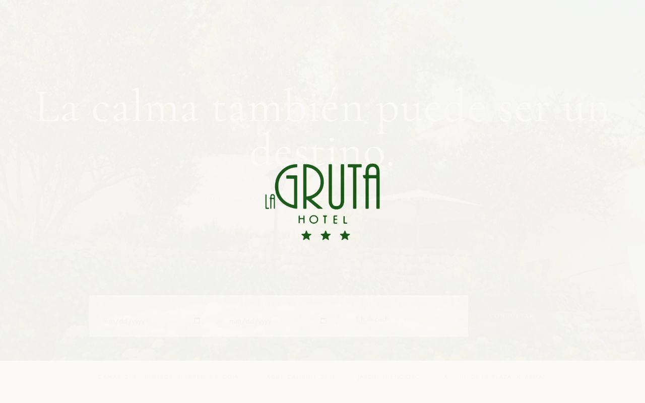 Preview of web para hotel la gruta