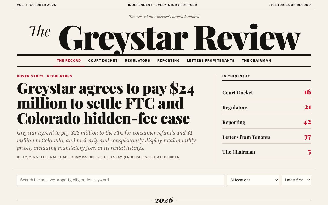 Preview of Greystar Review