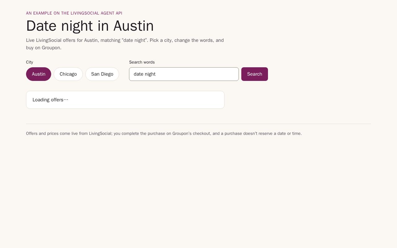 Preview of Date night in Austin