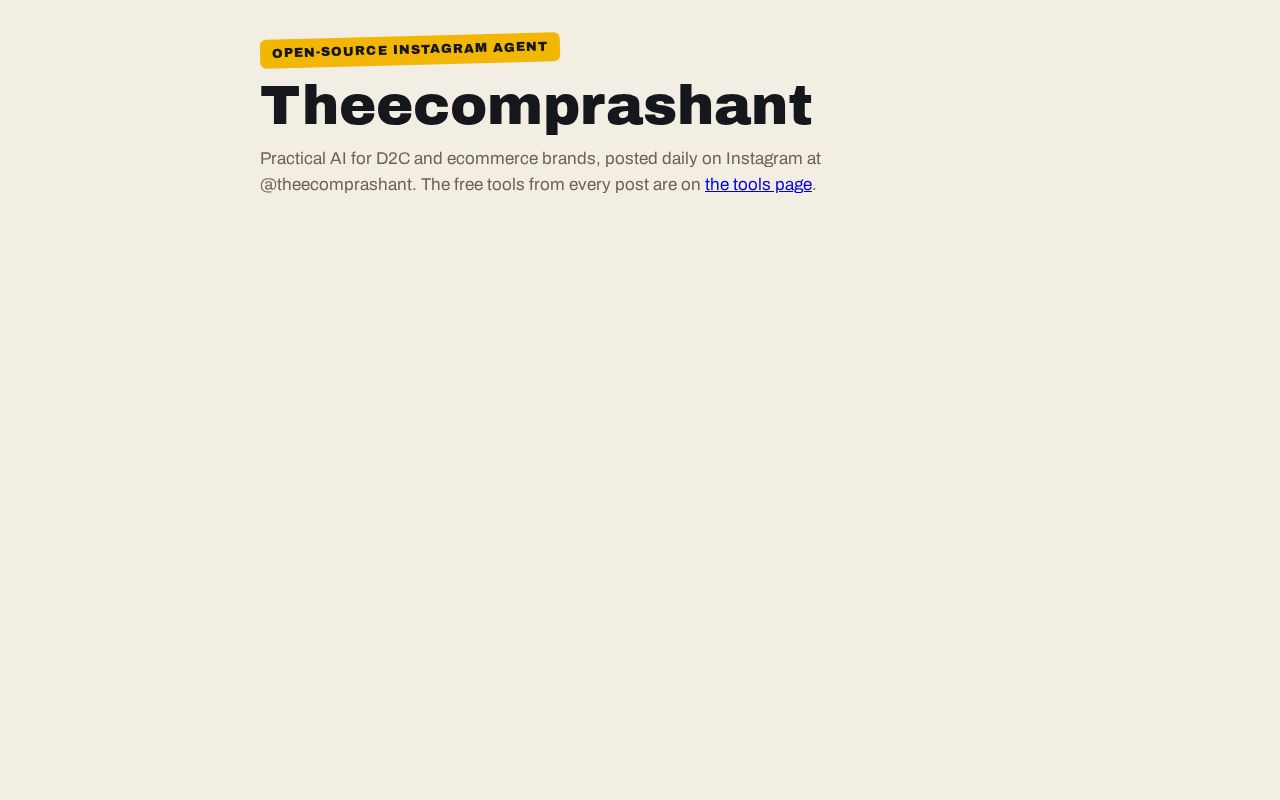 Preview of Theecomprashant