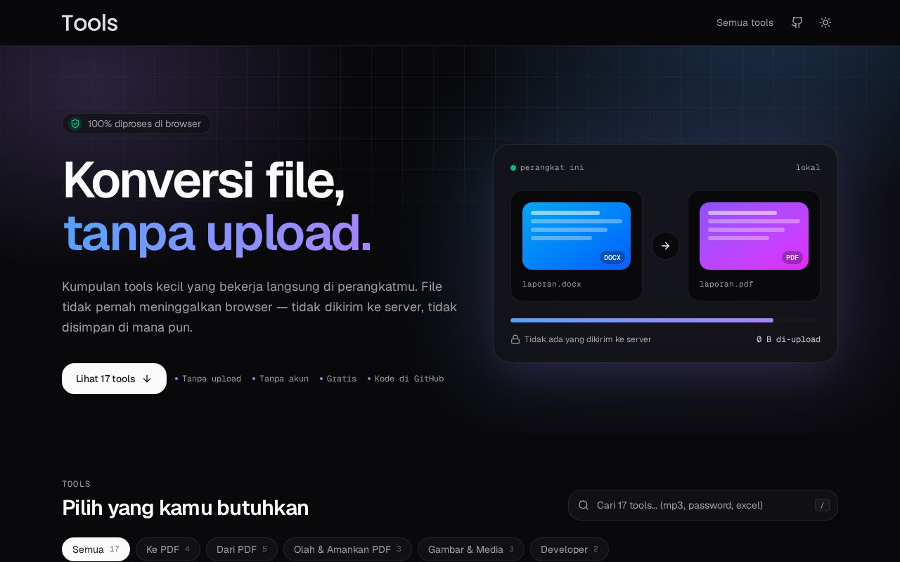 Preview of Tools