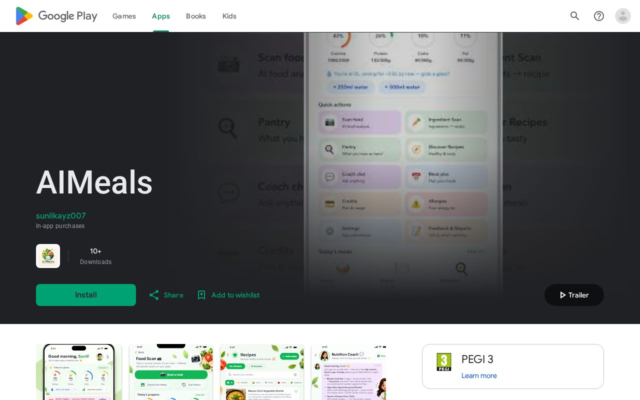 Preview of AIMeals