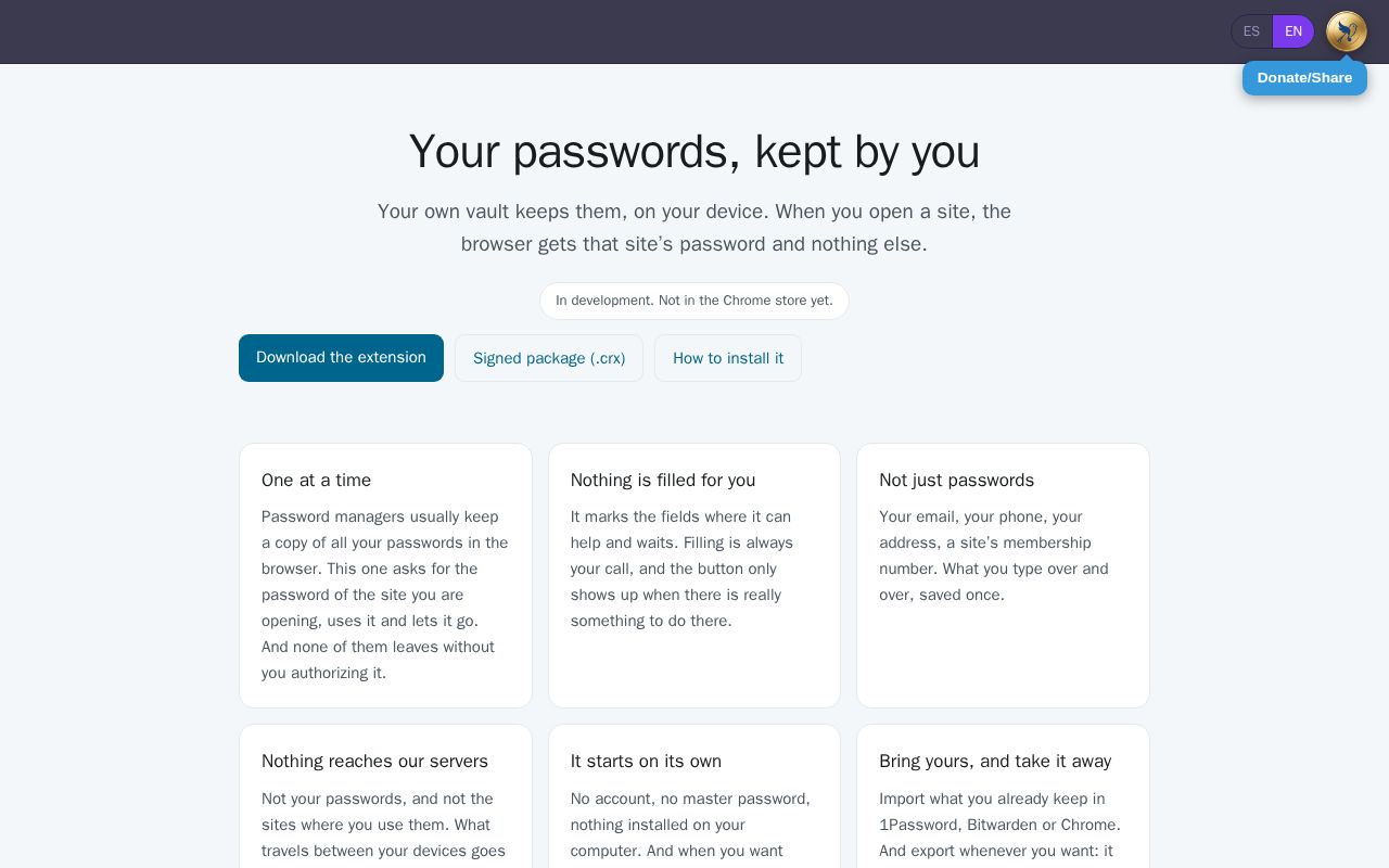 Preview of Dotrino Passmanager