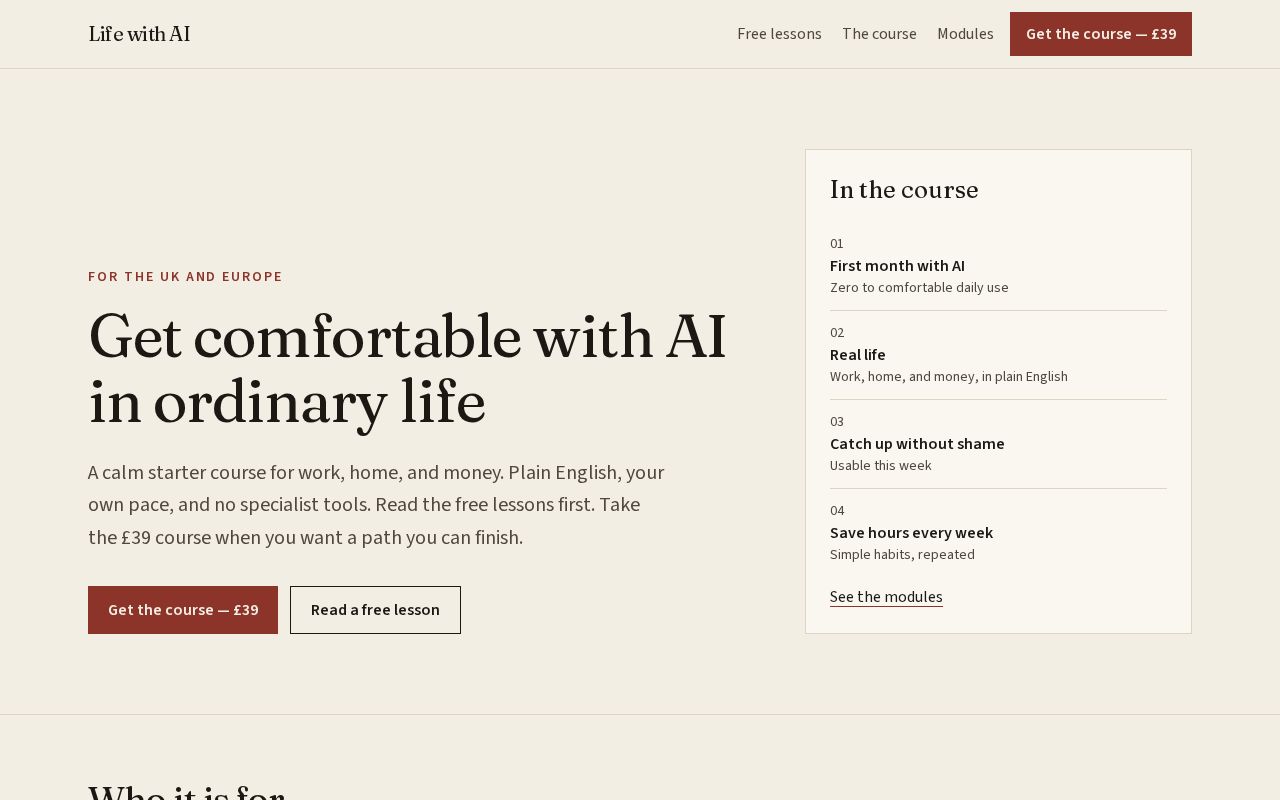 Preview of Lifewithai