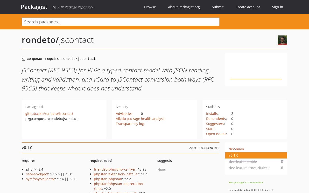 Preview of Jscontact
