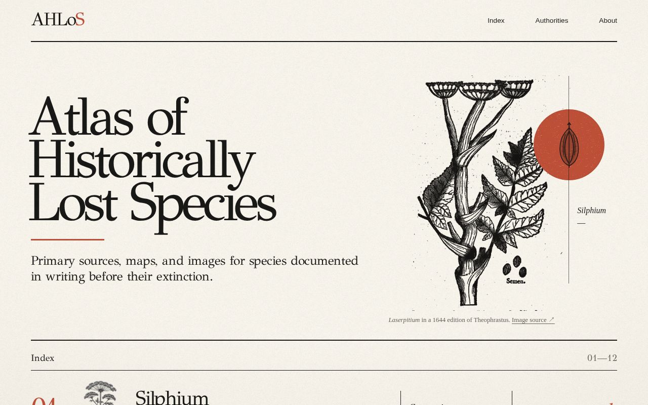 Preview of ExtinctSpeciesAtlas