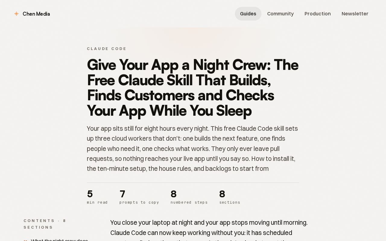 Preview of Night Crew Skill