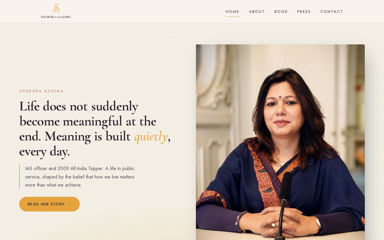 Preview of Shubhrasaxena Org