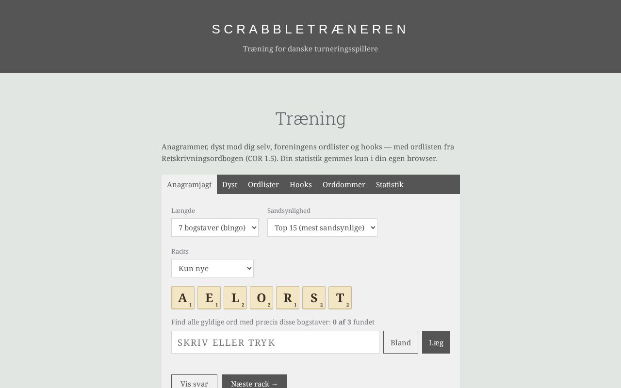 Preview of Scrabbletraener