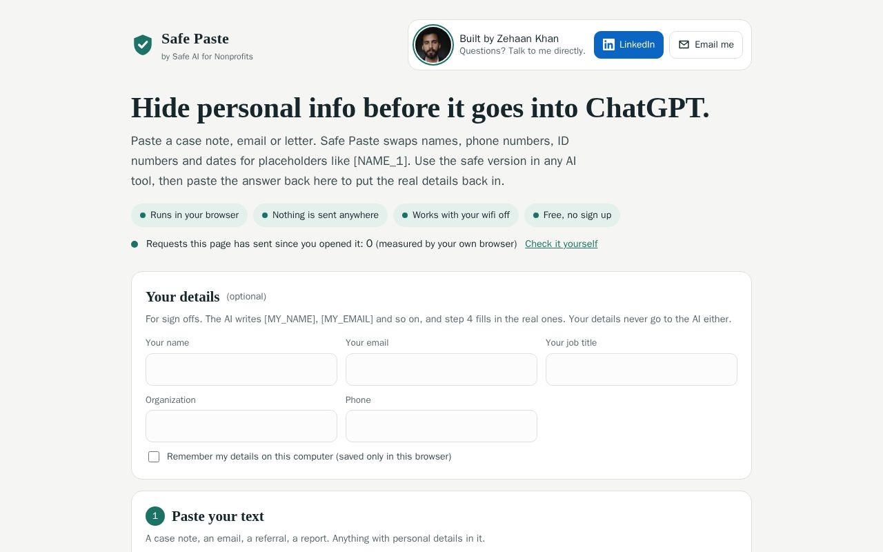 Preview of Safe Paste