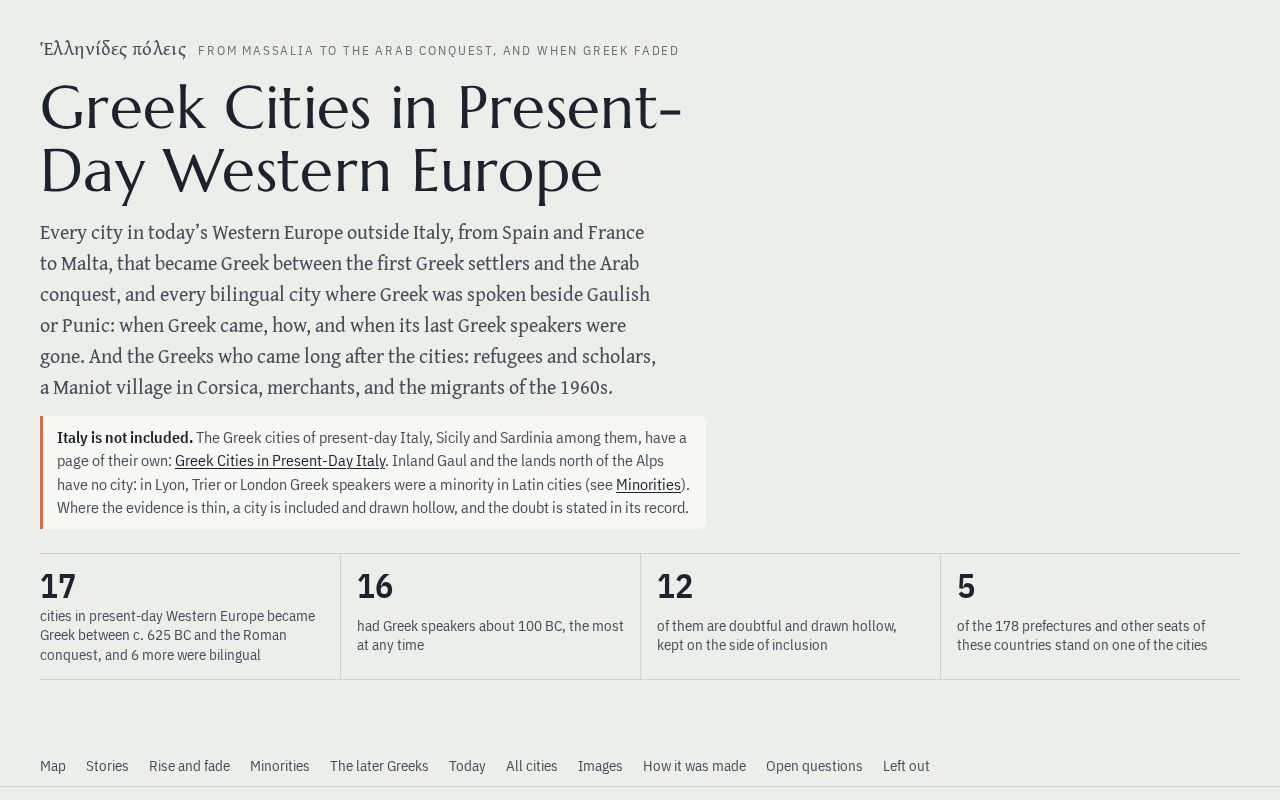 Preview of Greek Cities Western Europe