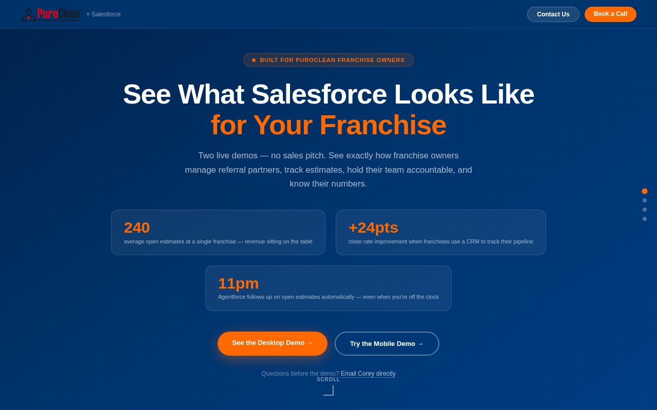 Preview of Puroclean Franchise Platform