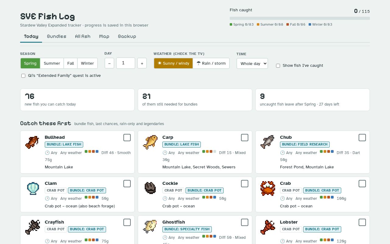 Preview of Sve Tracker