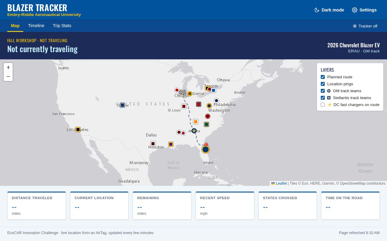 Preview of Ecocar Vehicle Tracker