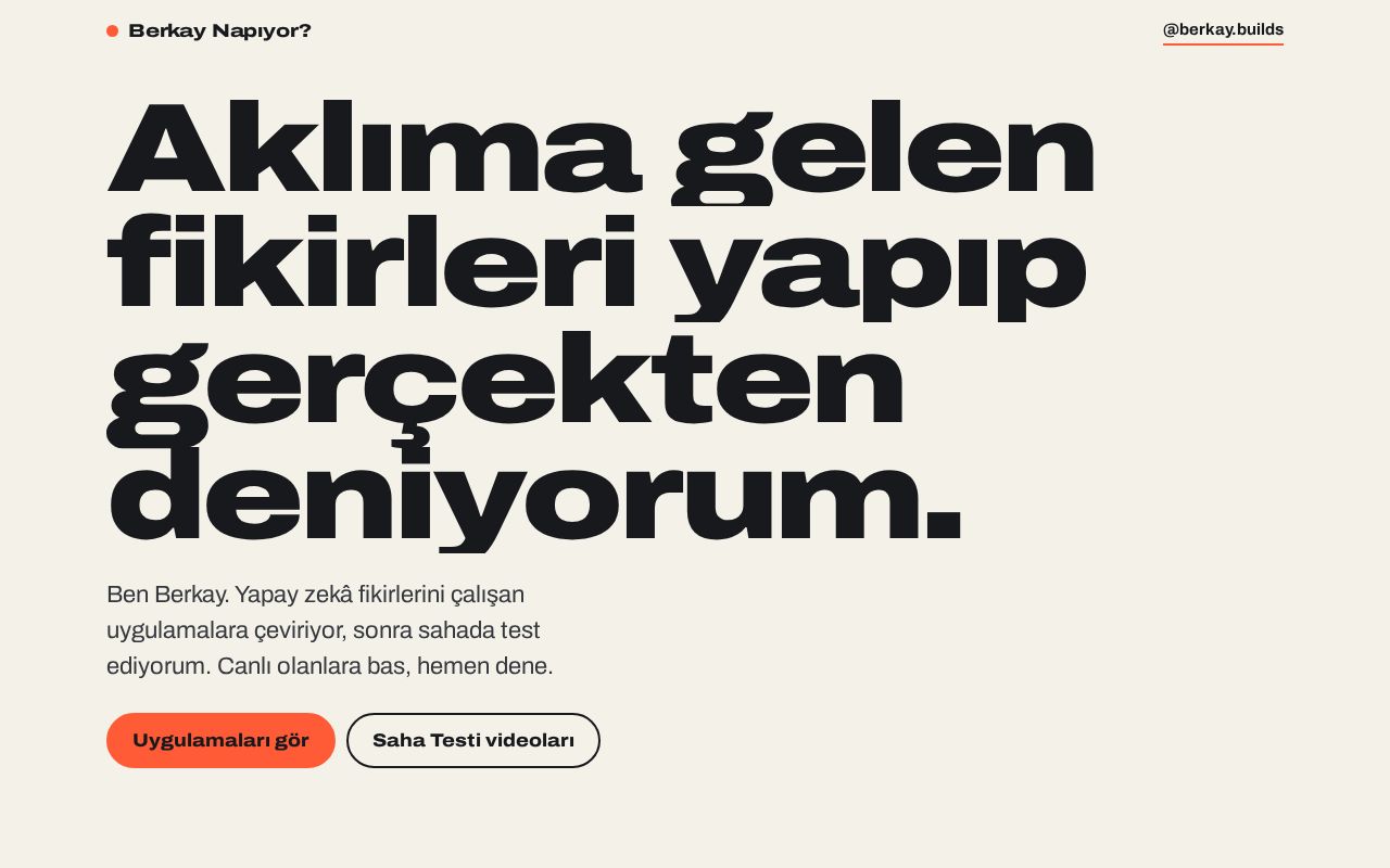Preview of Berkay Napıyor?