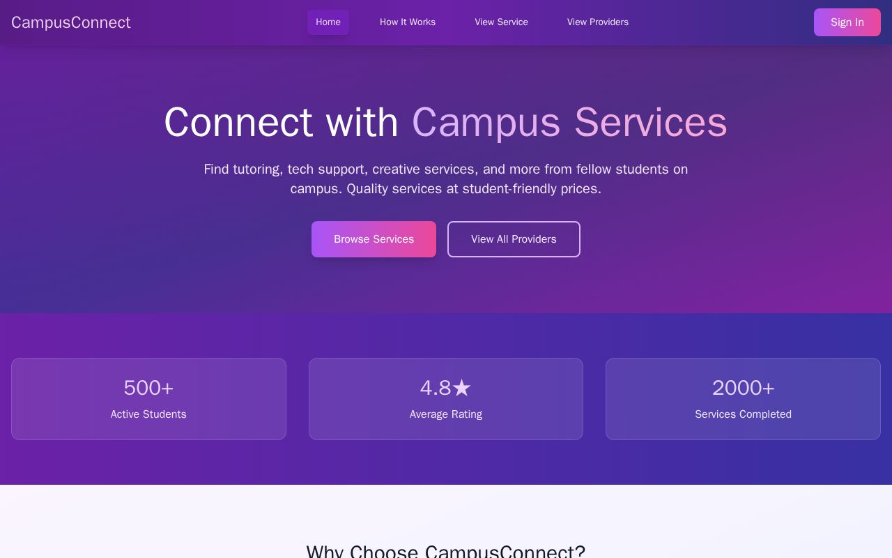 Preview of CampusConnect