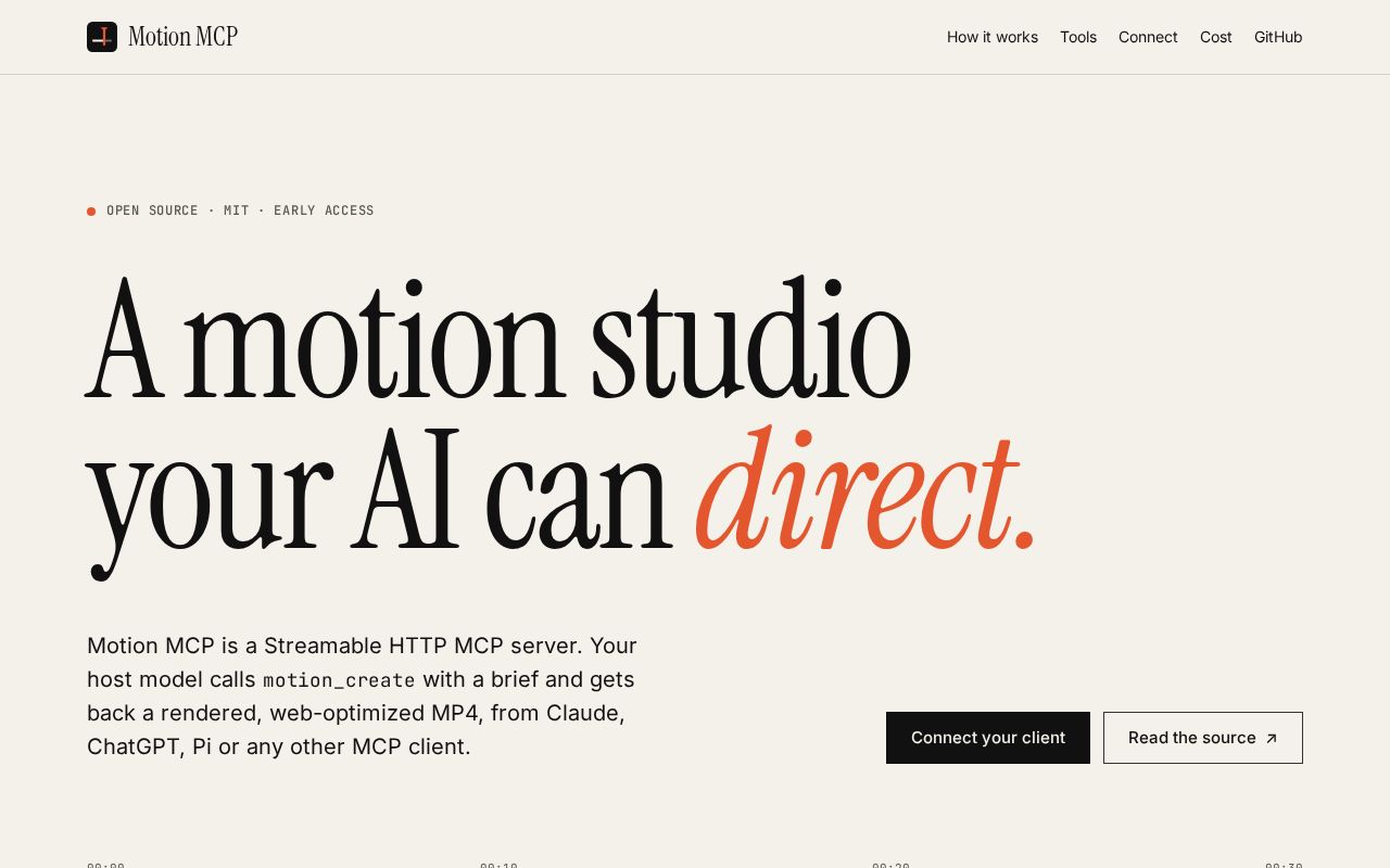 Preview of Motion Mcp