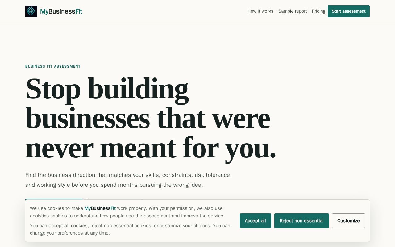 Preview of MyBusinessFit