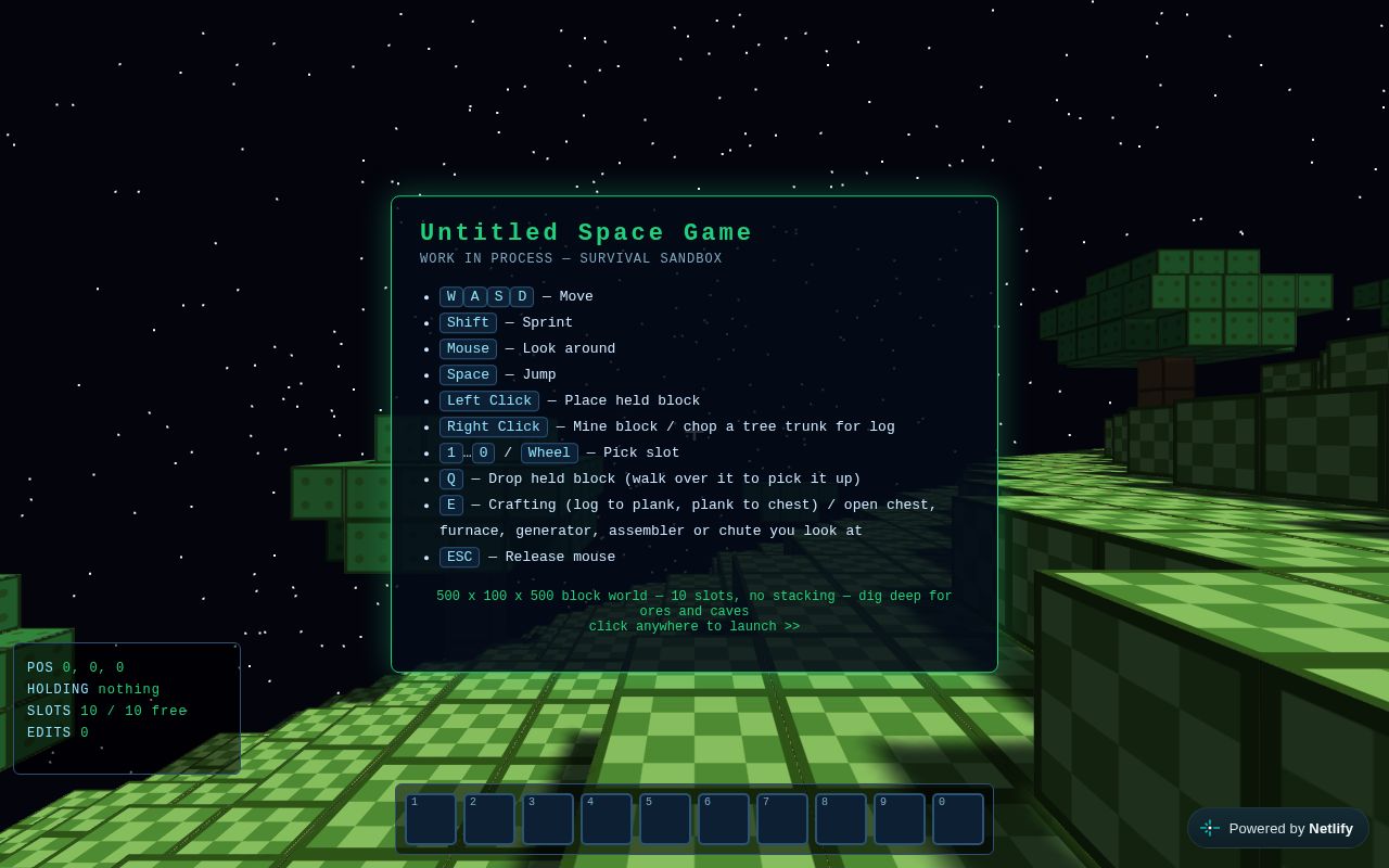 Preview of Untitled Space Game