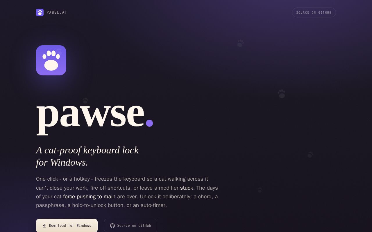 Preview of Pawse