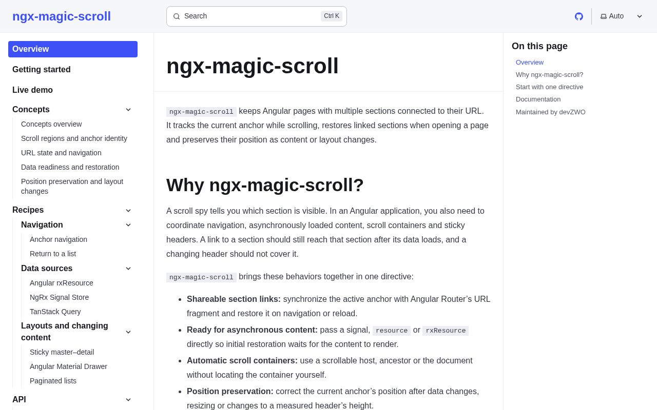 Preview of Ngx Magic Scroll