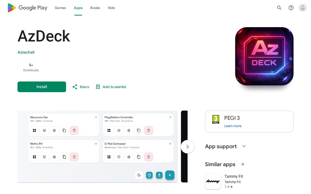 Preview of AzDeck