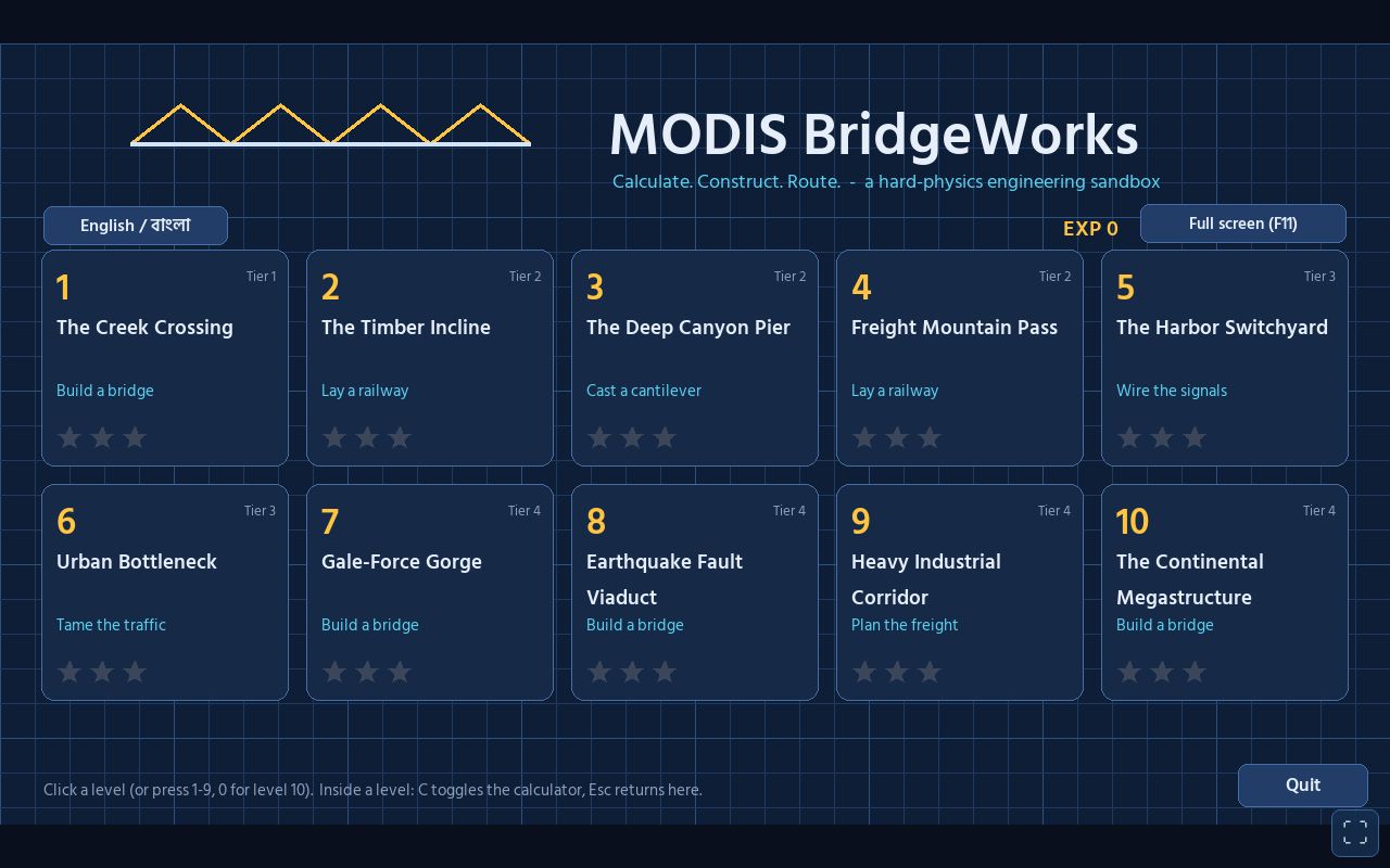 Preview of MODIS BridgeWorks