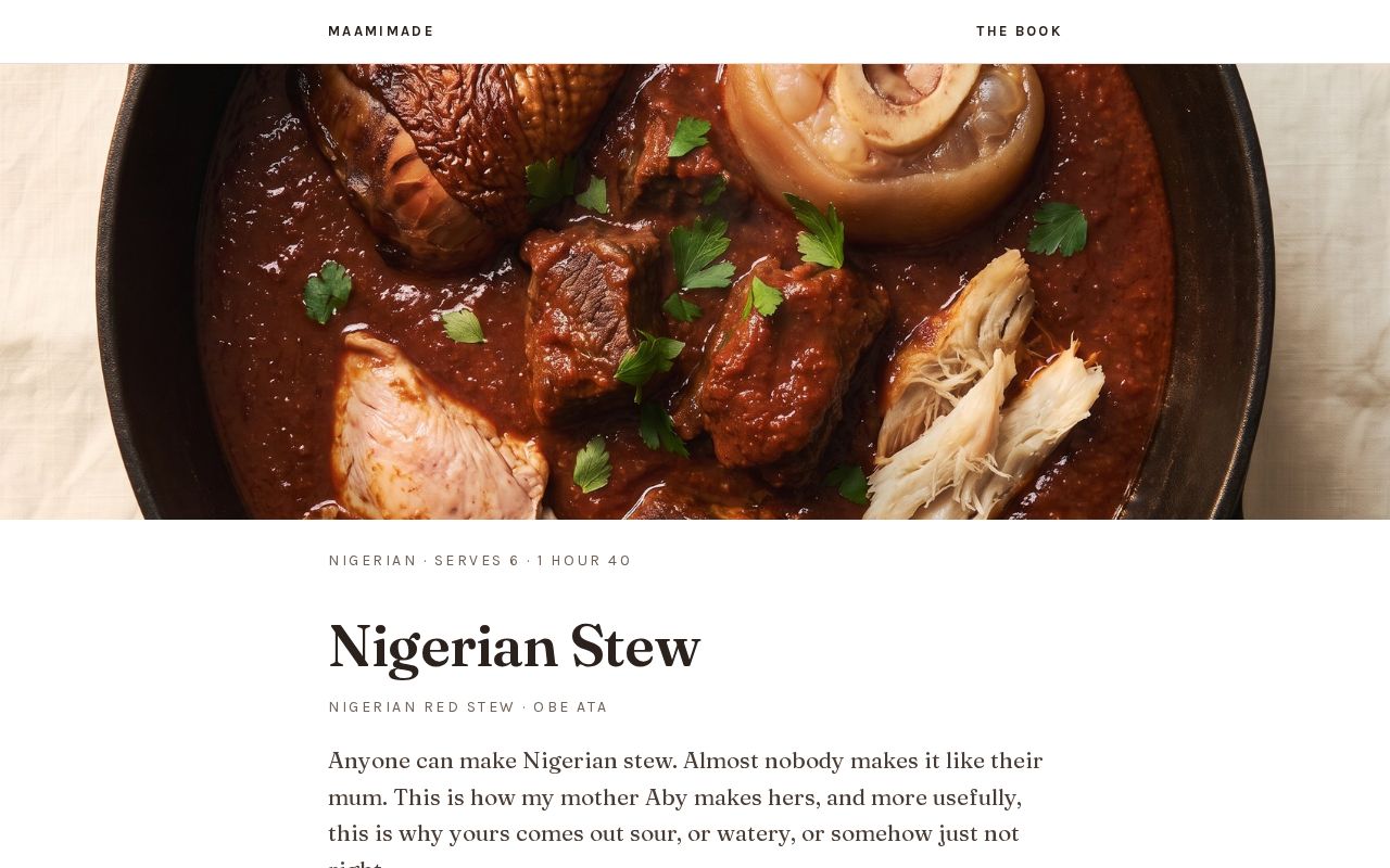 Preview of Nigerian Stew Recipe (Nigerian Red Stew)