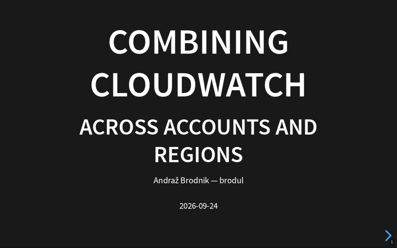 Preview of Cloudwatch Presentation