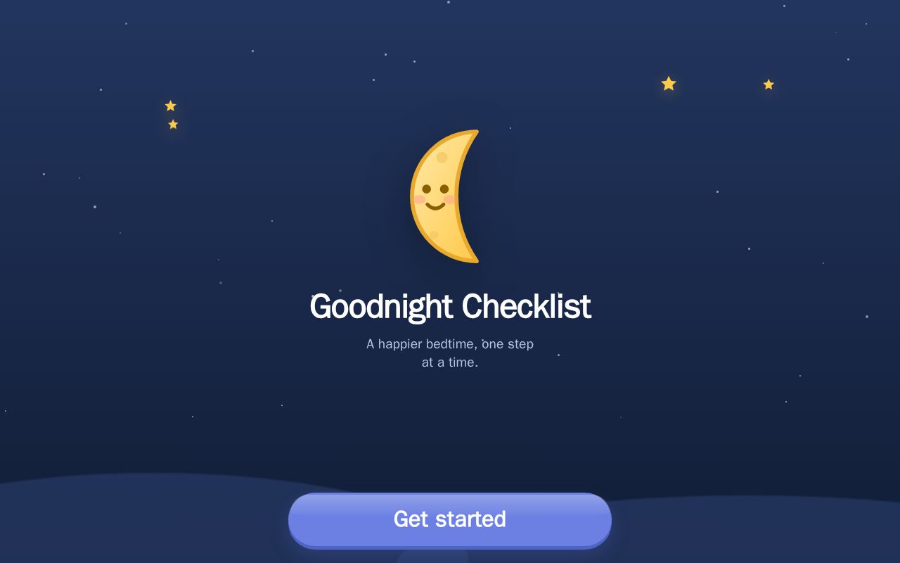 Preview of Bedtime Checklist
