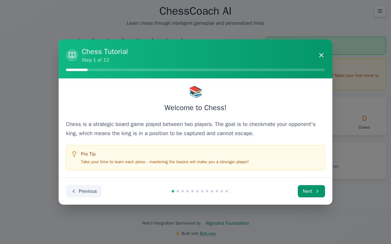 Preview of ChessCoach AI