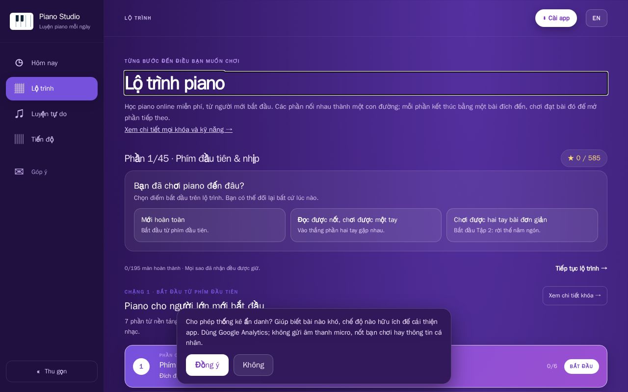 Preview of Piano Practice Studio