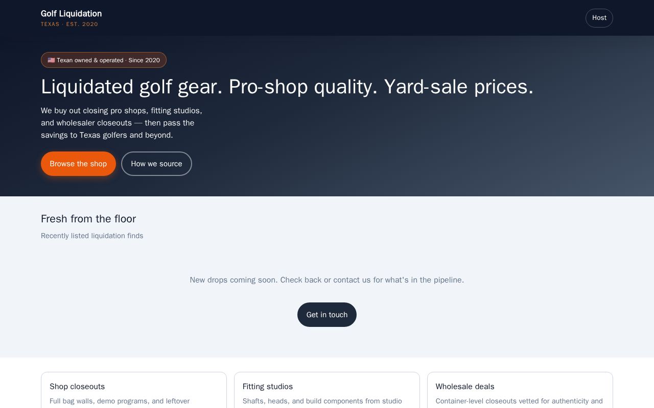 Preview of Golfliquidation Github Io