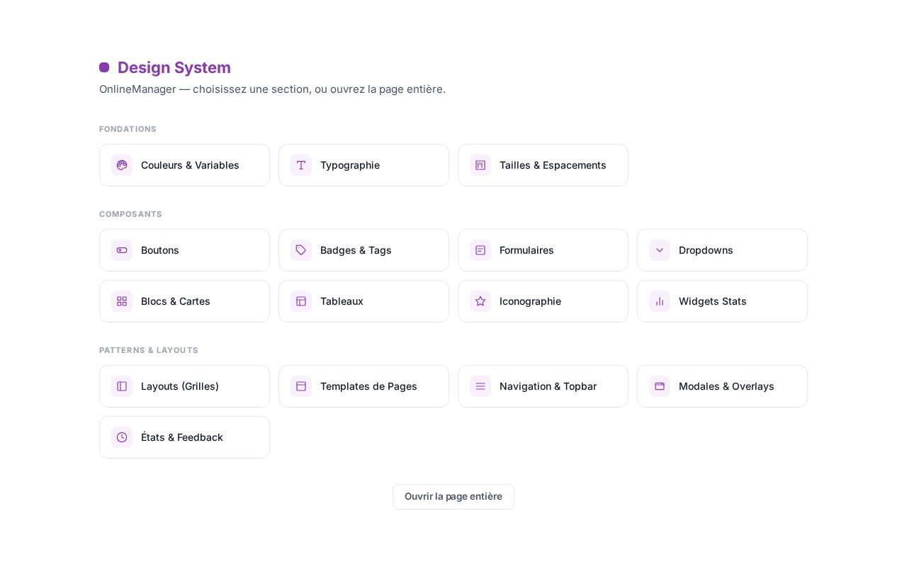 Preview of Onlineformapro DesignSystem