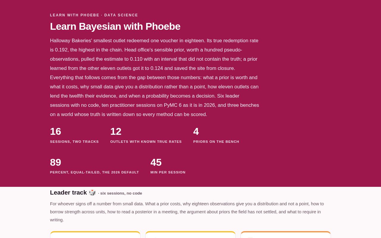 Preview of Learn Bayesian With Phoebe
