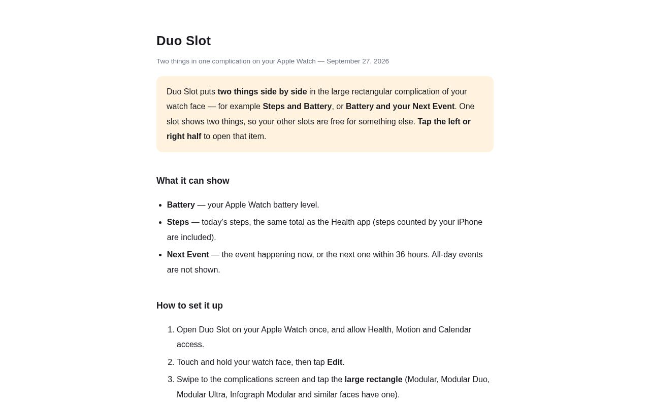 Preview of DuoSlot
