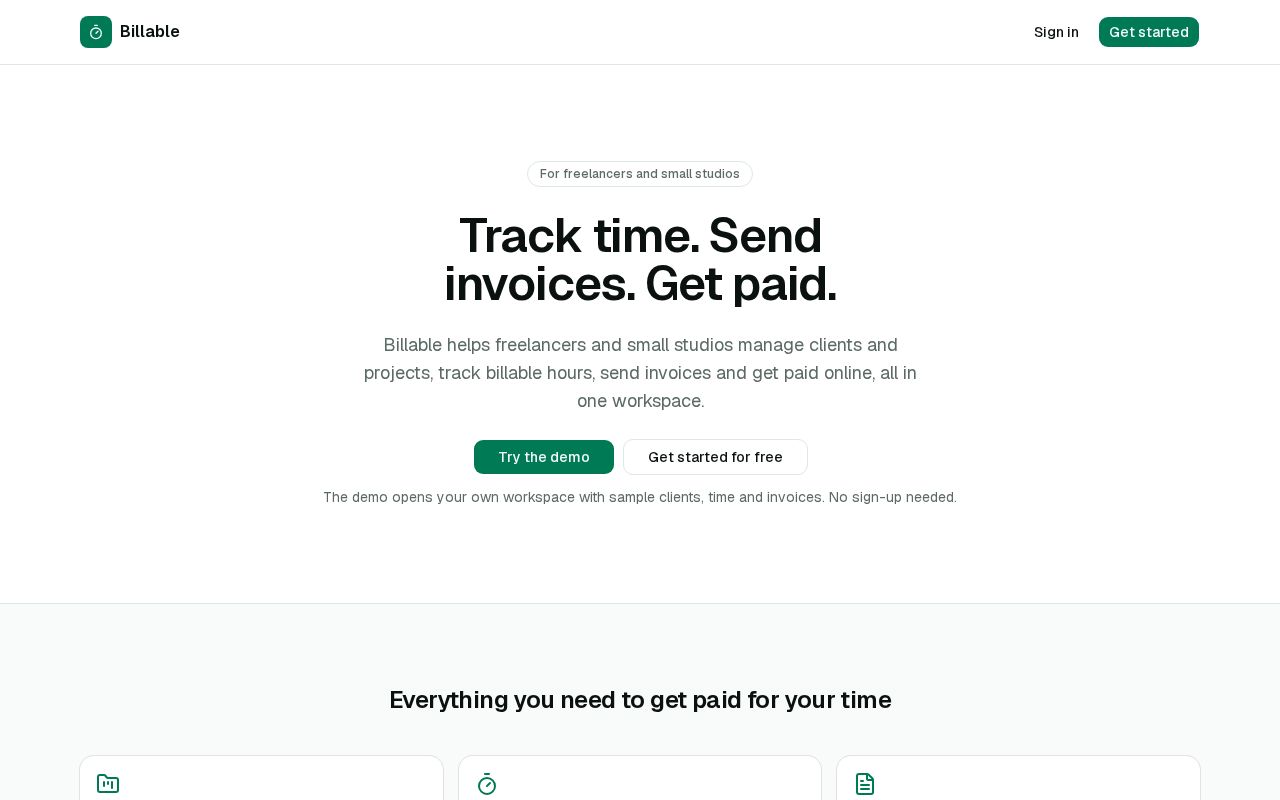 Preview of SaaS Billable