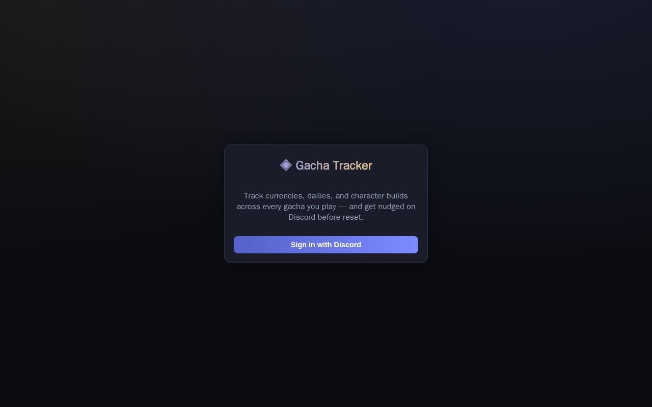 Preview of Gacha Hub