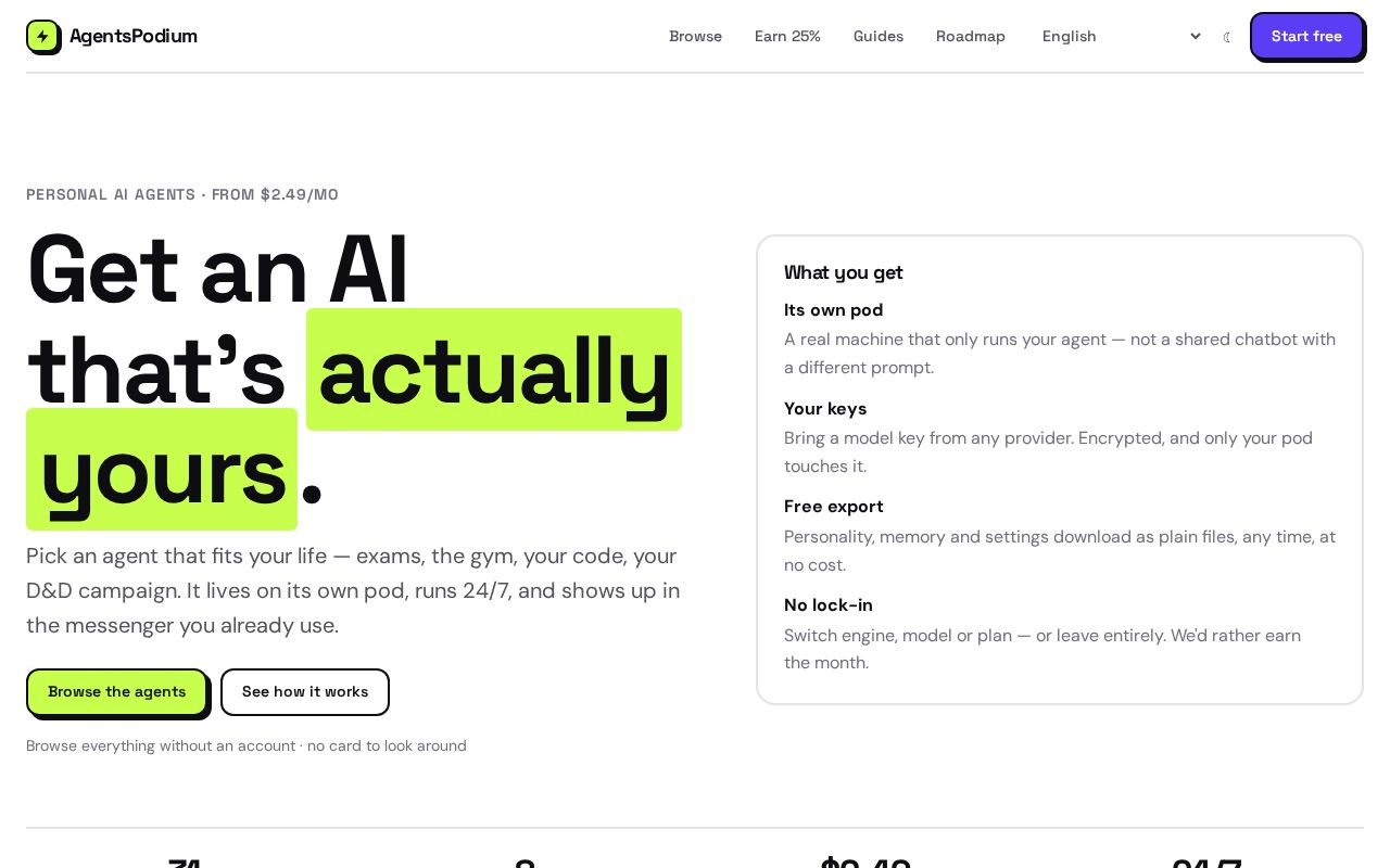 Preview of Agentspodium Com